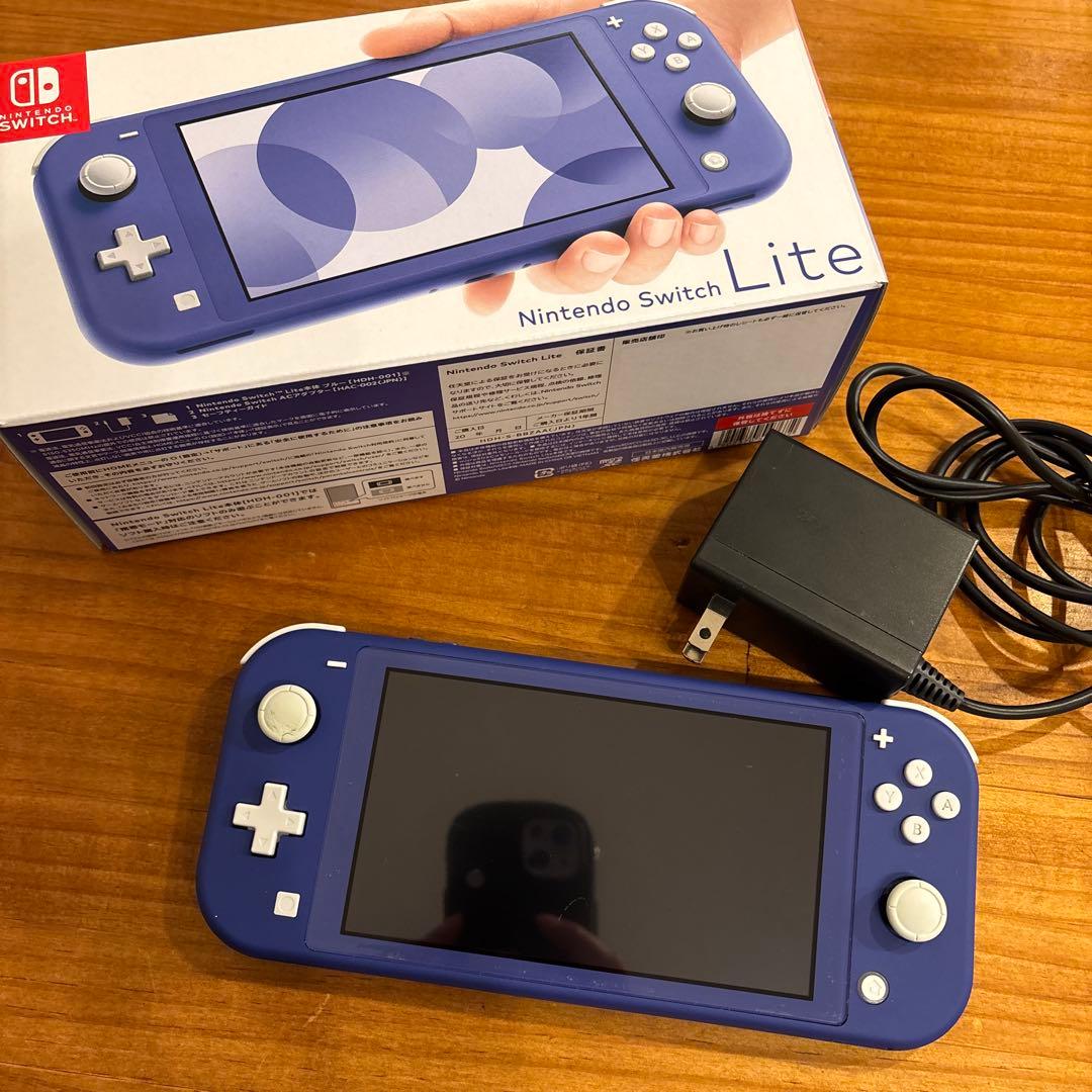 Nintendo Switch Lite ブルー 本体 ACアダプター付き