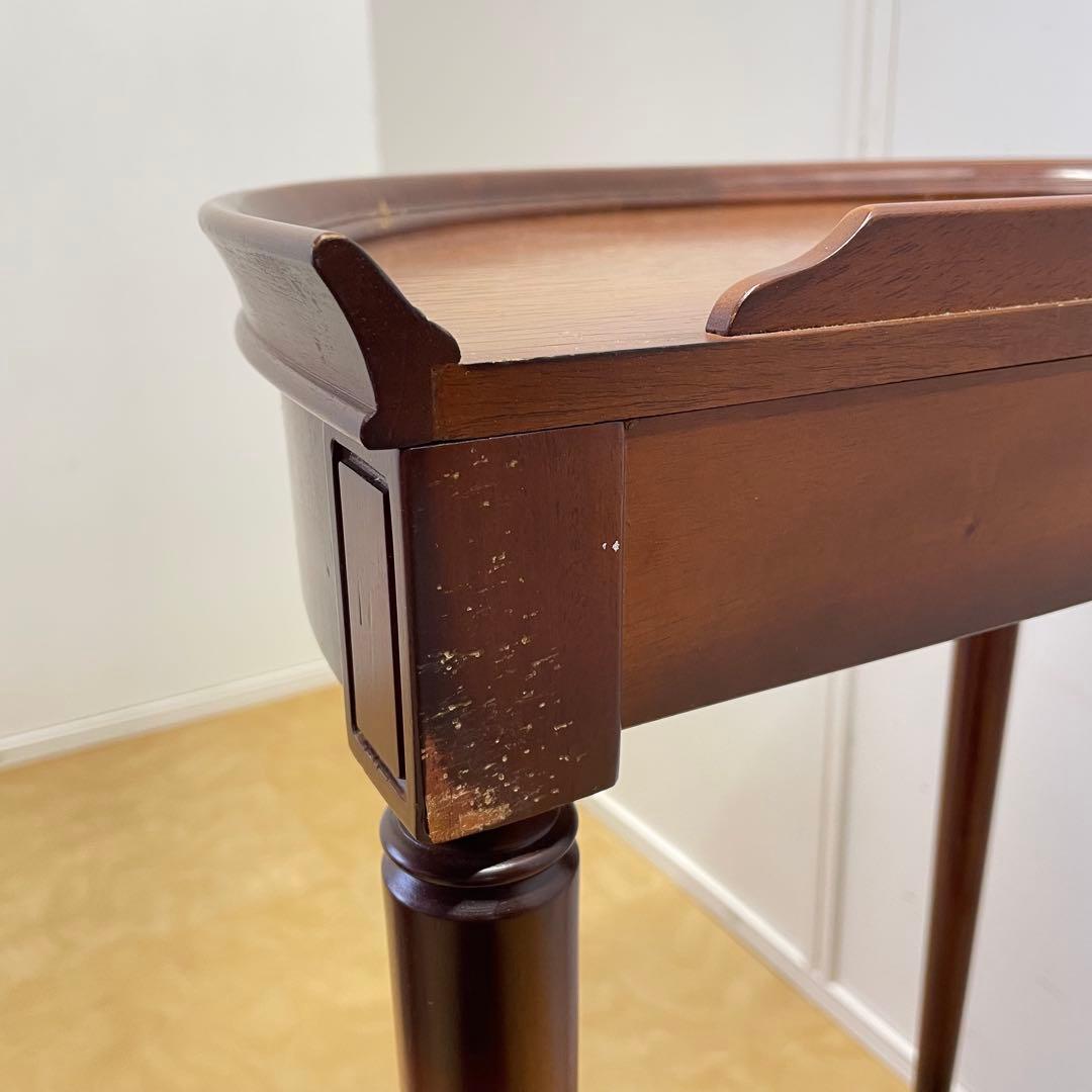 ltm アンティーク調 コンソール 花台 サイドテーブル 飾り台 木製