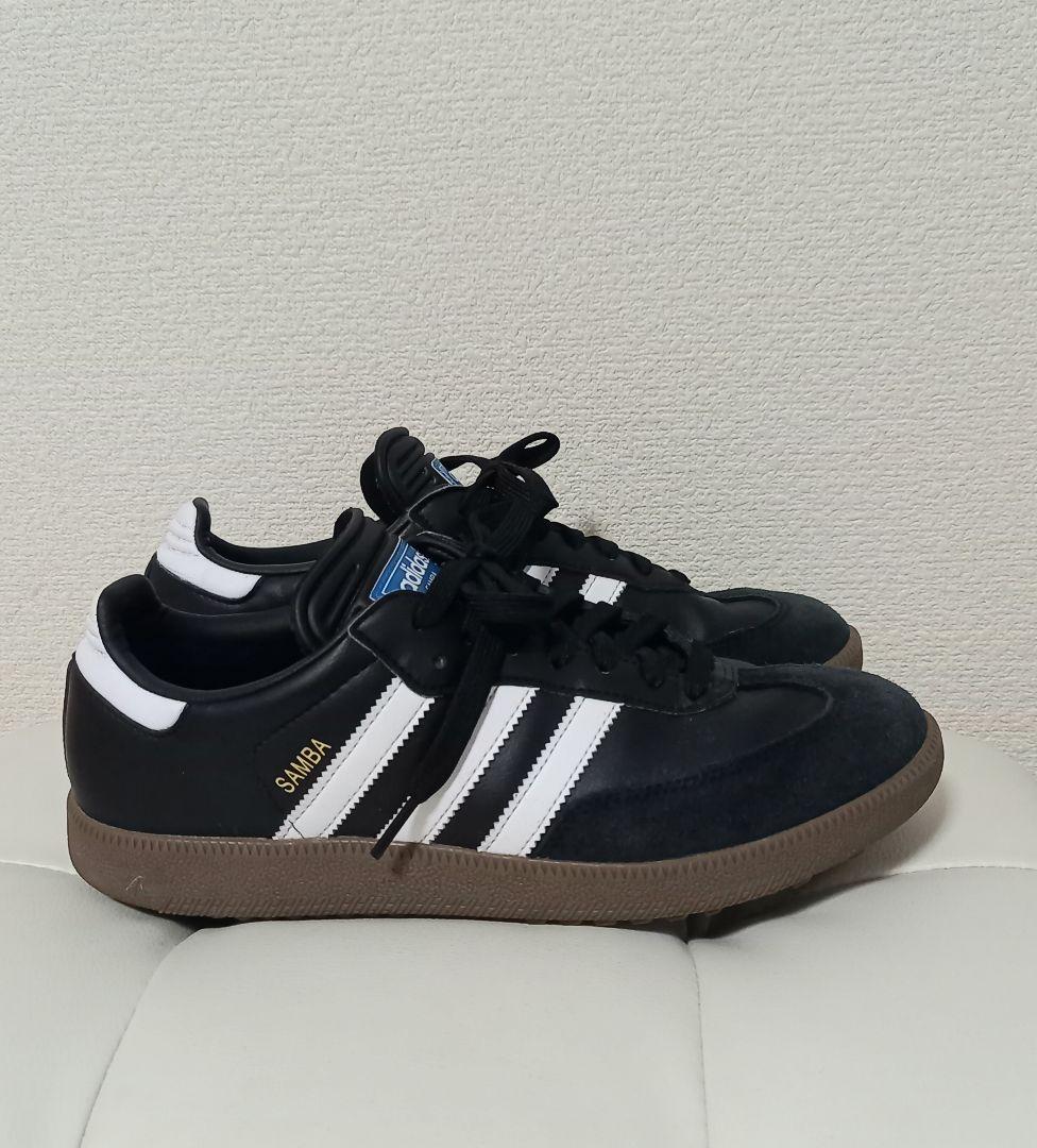 アディダスゴルフ サンバゴルフ シューズ 25.5cm ブラック