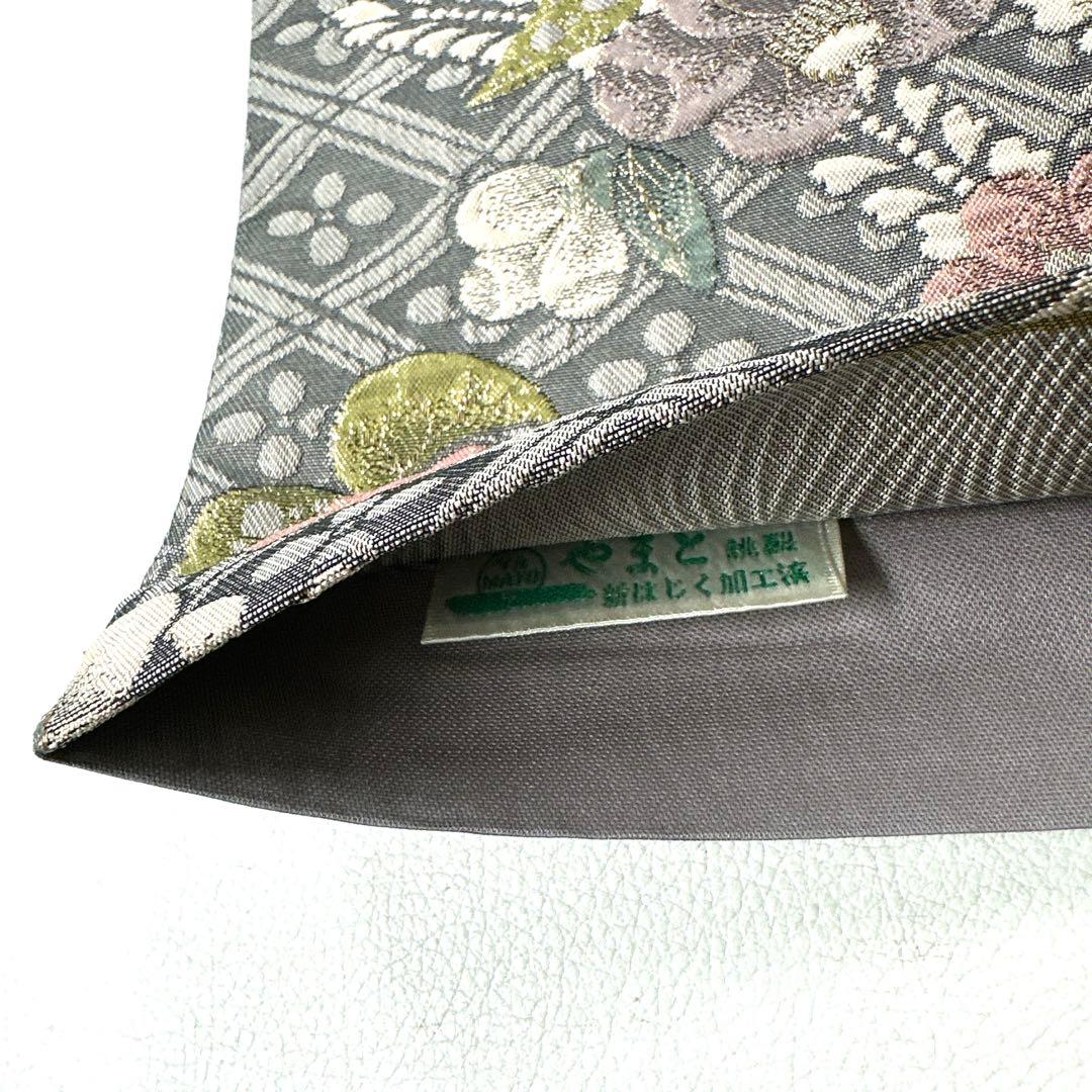 専用帯6320 ●やまと誂製 高級 正絹 六通 袋帯 辻ヶ花