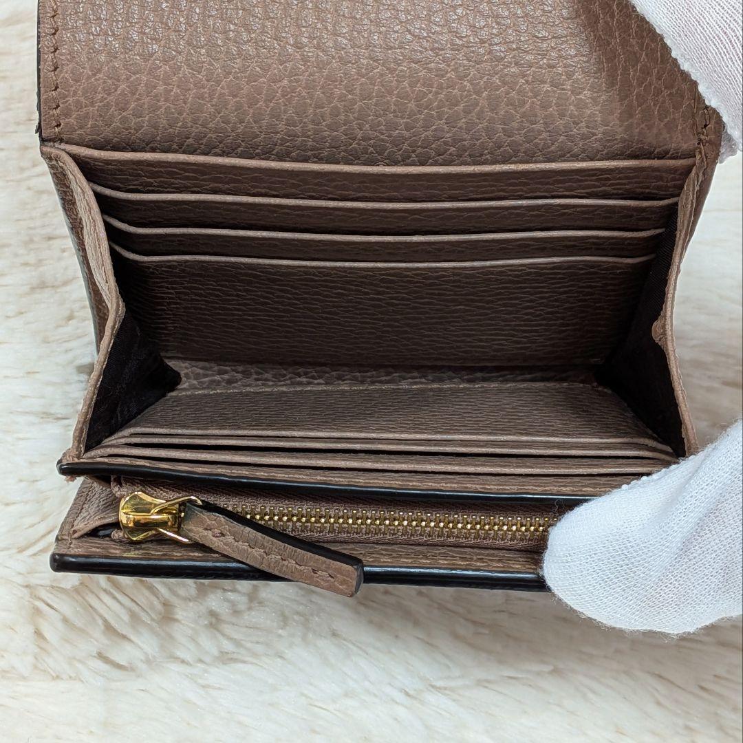 グッチ✨️二つ折り財布 GGマーモント GGスプリーム PVC レザー 箱あり