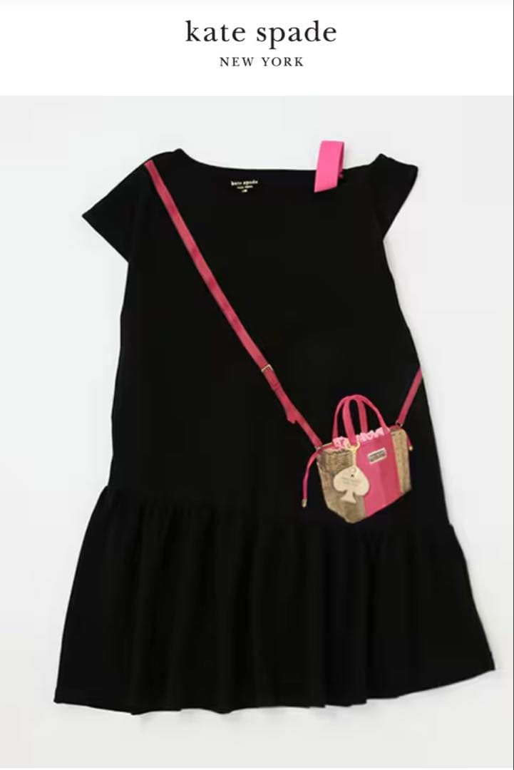 【ケイトスペード】160 ❤︎新品❤︎ フレンチスリーブワンピース 定価16280円