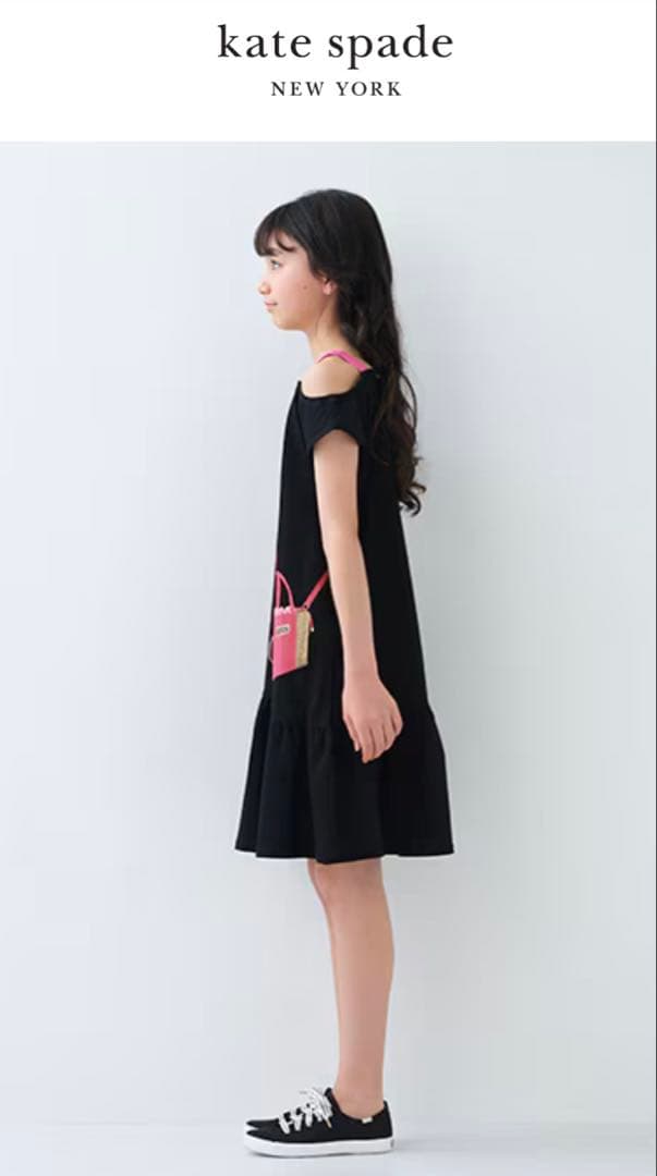 【ケイトスペード】160 ❤︎新品❤︎ フレンチスリーブワンピース 定価16280円