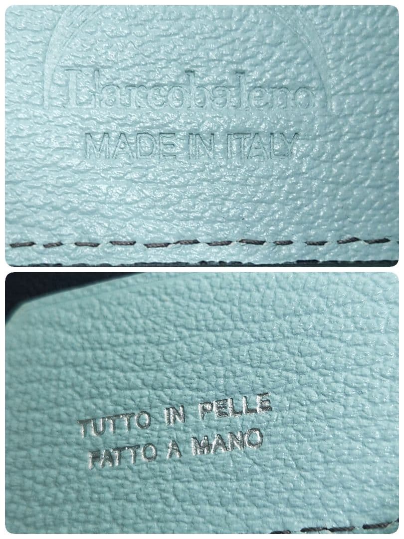 【ほぼ未使用】オールレザー スマートWキーケース ラルコバレーノ