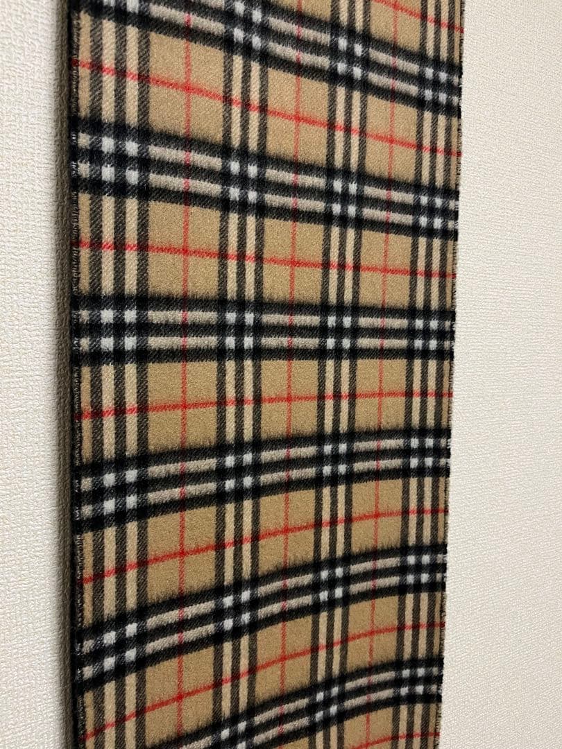 BURBERRY　バーバリー　マフラー　カシミア100％　未使用に近い