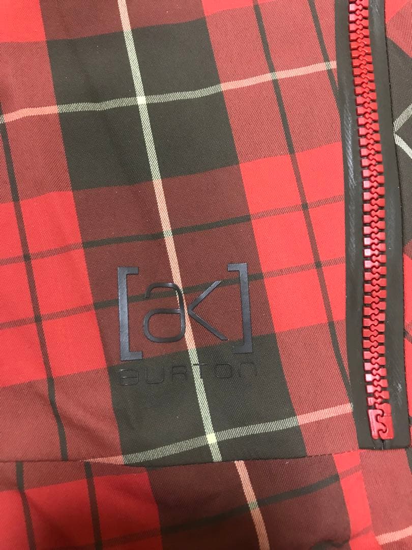 Burtonバートンak レディース3L GORE-TEXパンツS赤チェック