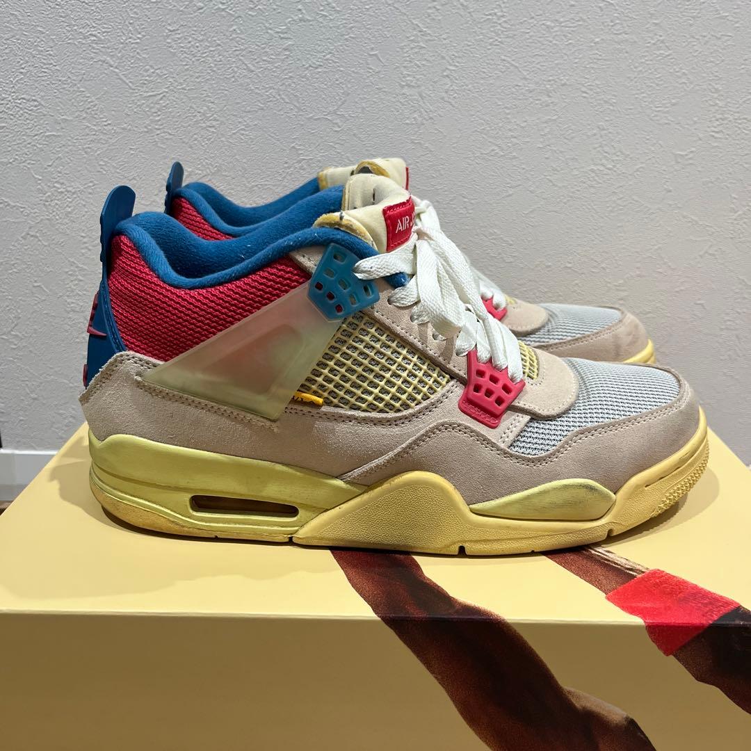 シューズ(男性用) UNION Jordan 4 Guava Ice/Light FusionRed