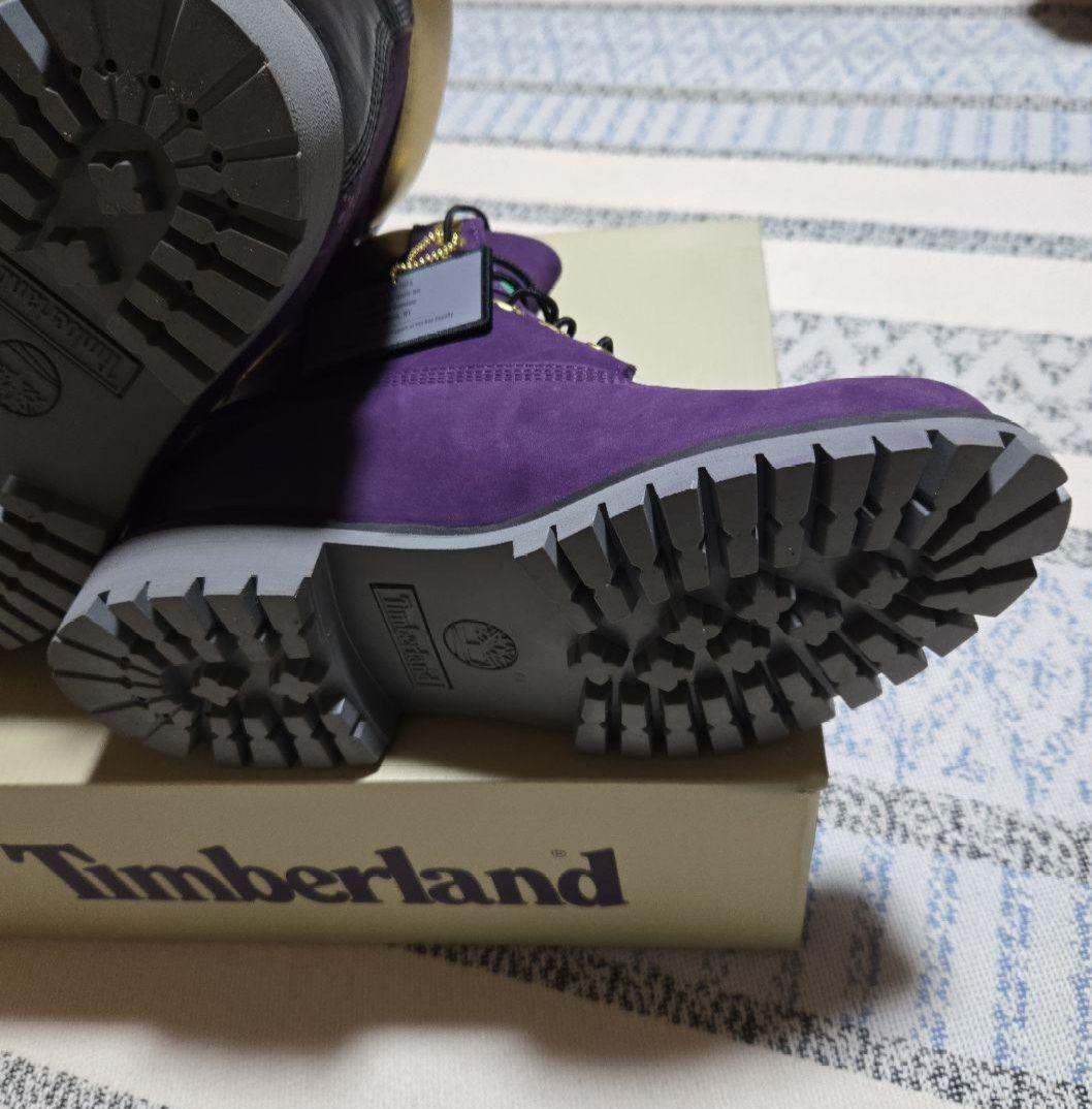 【値下げ可】ティンバーランド ヒップホップ50周年記念モデル　パープル