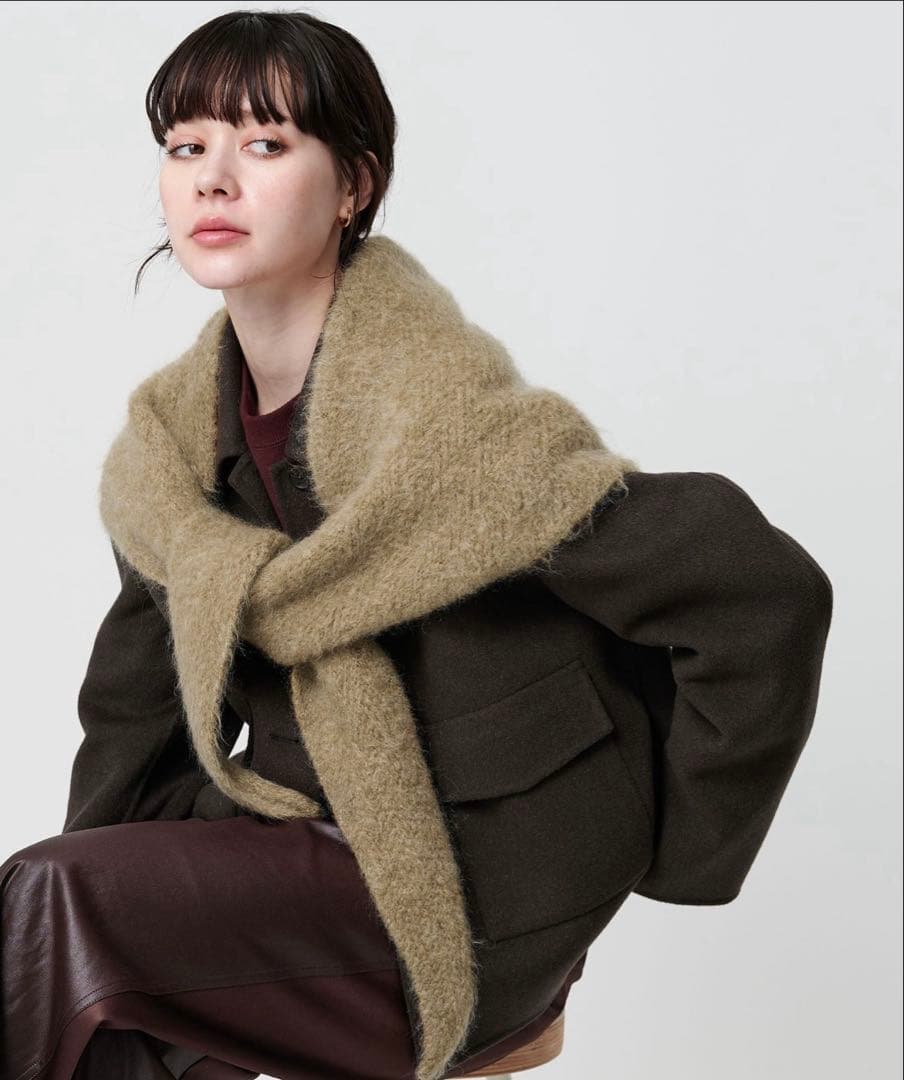 BEAUTY&YOUTH UNITED ARROWS トライアングル マフラー