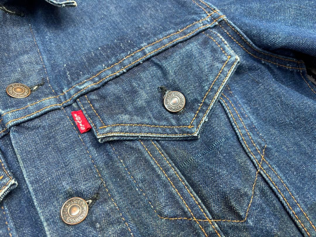 70s LEVI’S 70505 デニムジャケット ケアタグ付き