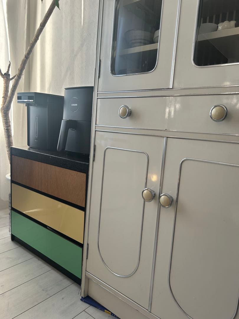 レトロポップ　アーチ型　飾り棚 食器棚 アンティーク 昭和レトロ