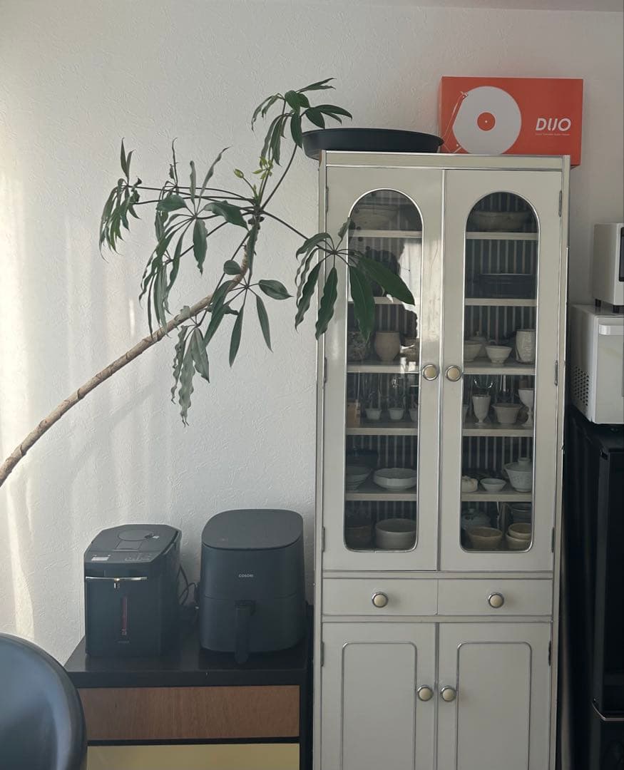 レトロポップ　アーチ型　飾り棚 食器棚 アンティーク 昭和レトロ