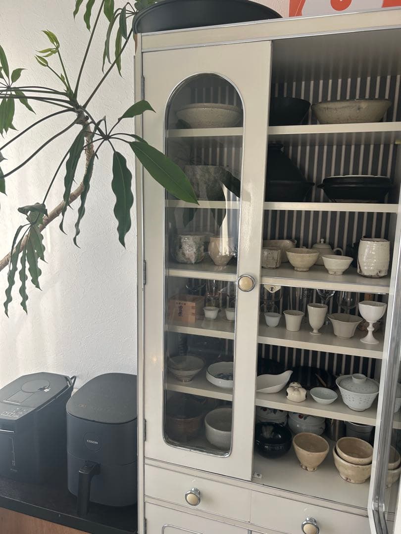 レトロポップ　アーチ型　飾り棚 食器棚 アンティーク 昭和レトロ