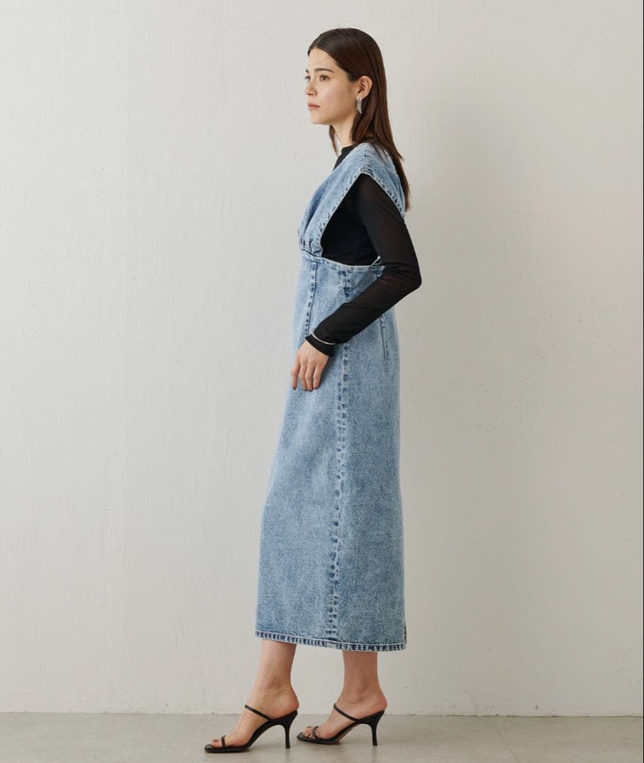 美品★ DENIM Vジャンスカ
