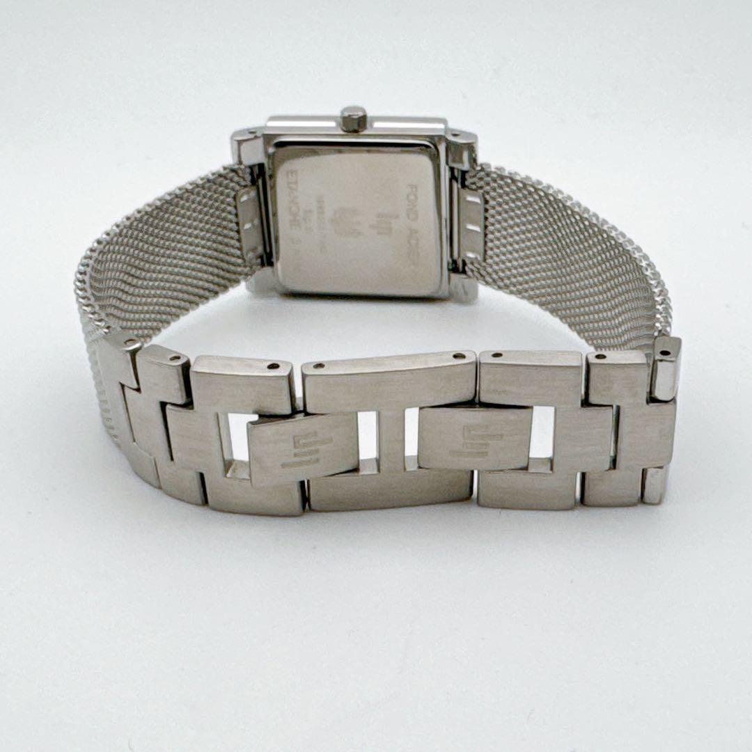 Lip リップ スクエア カットガラス 腕時計 レディース シルバー