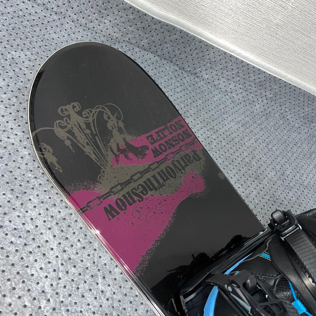 2回使用 キッズスノーボード SLQ 140cm＋バイン＋レースブーツ