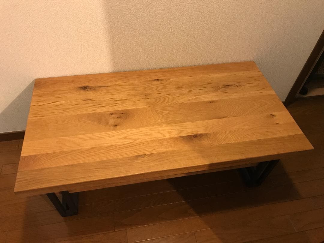 三幸ジャパン LIAN ライアン センター テーブル シェルフ オーク材 無垢材