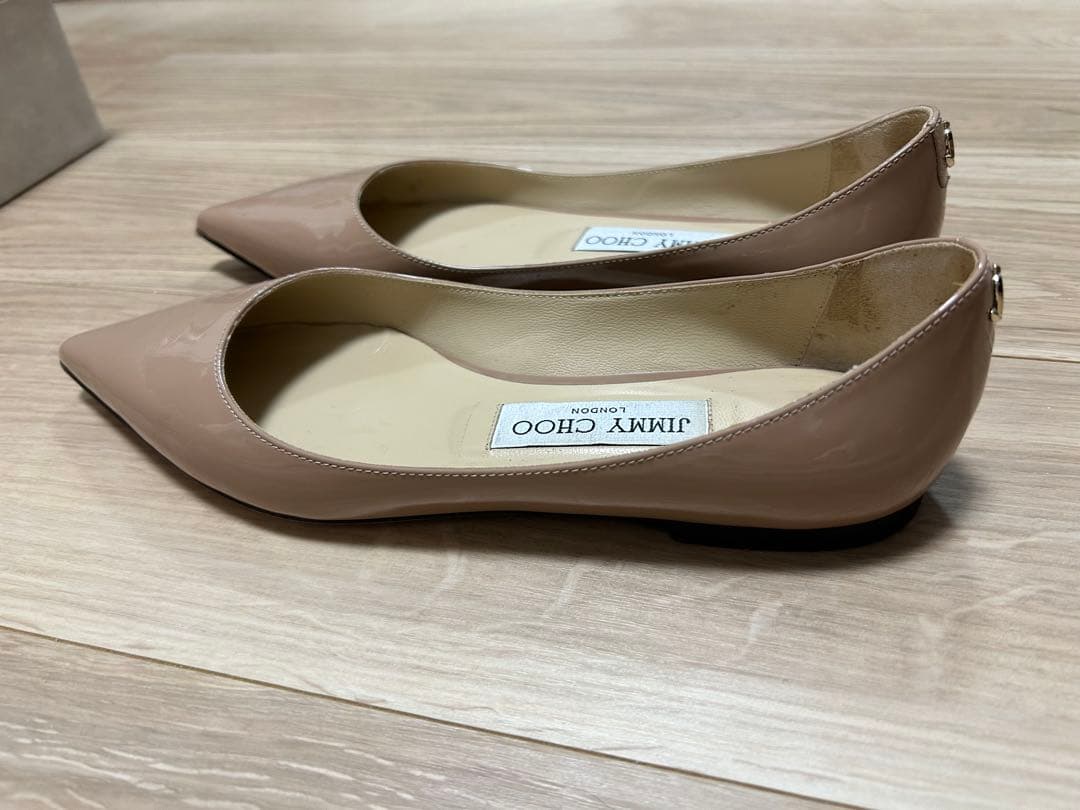 JIMMY CHOO LOVE FLAT 36 バレエピンク
