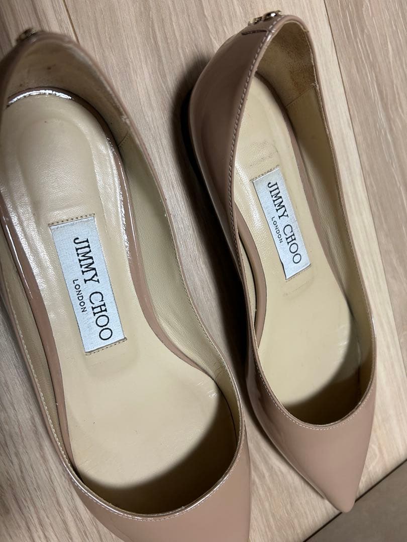 JIMMY CHOO LOVE FLAT 36 バレエピンク