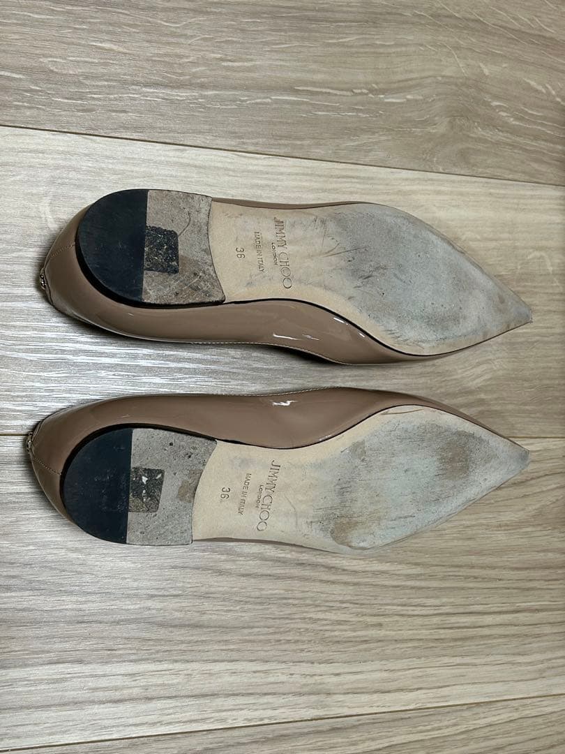 JIMMY CHOO LOVE FLAT 36 バレエピンク