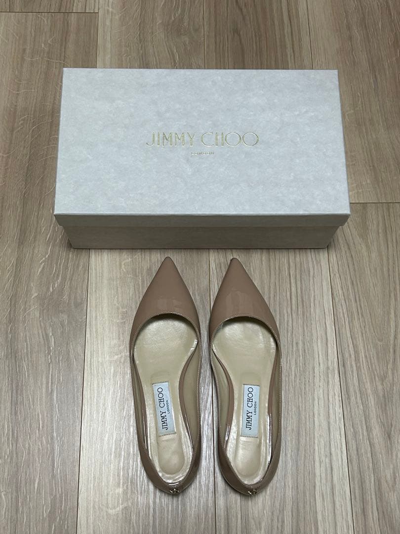 JIMMY CHOO LOVE FLAT 36 バレエピンク