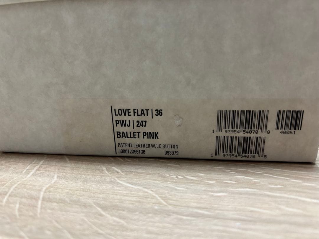 JIMMY CHOO LOVE FLAT 36 バレエピンク