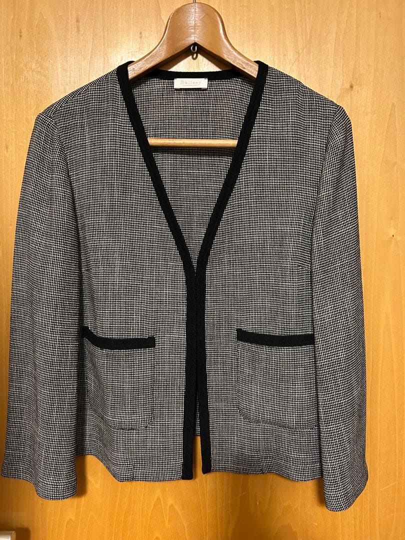 Ballsey ポリエステルレーヨンカラミ Vカラージャケット