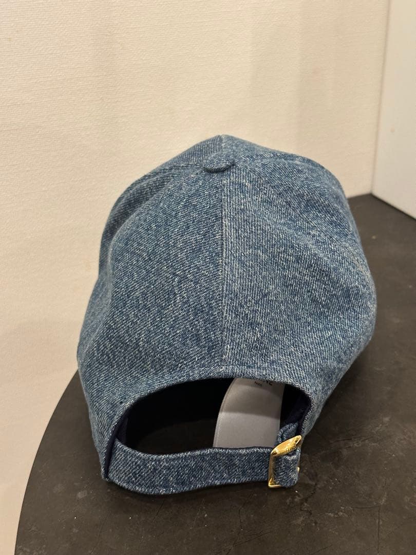 CELINE (セリーヌ) トリオンフ デニムベースボールキャップ 帽子