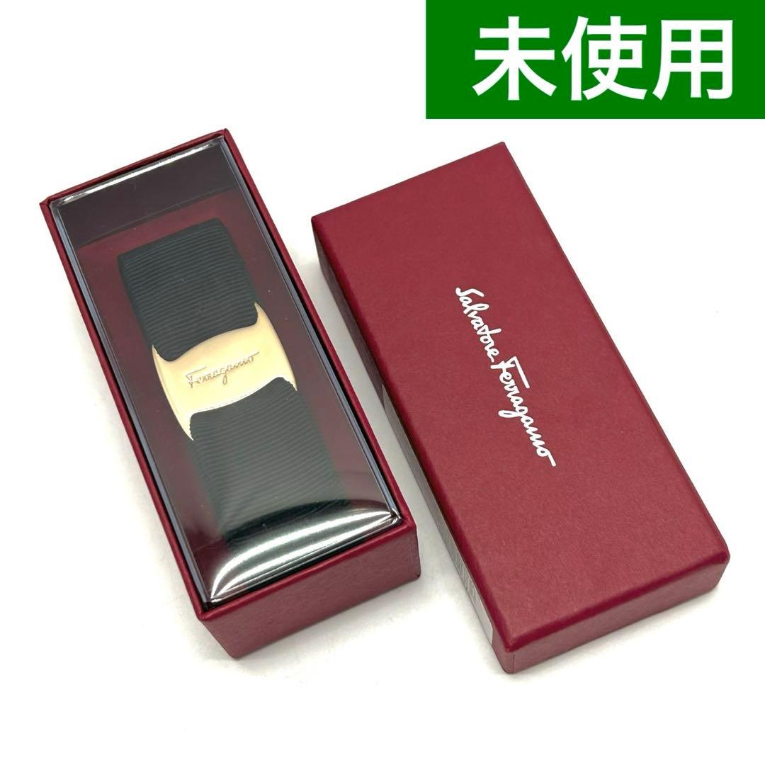 サルヴァトーレフェラガモ バレッタ ヘアアクセサリー ヘアピン ヴァラ リボン