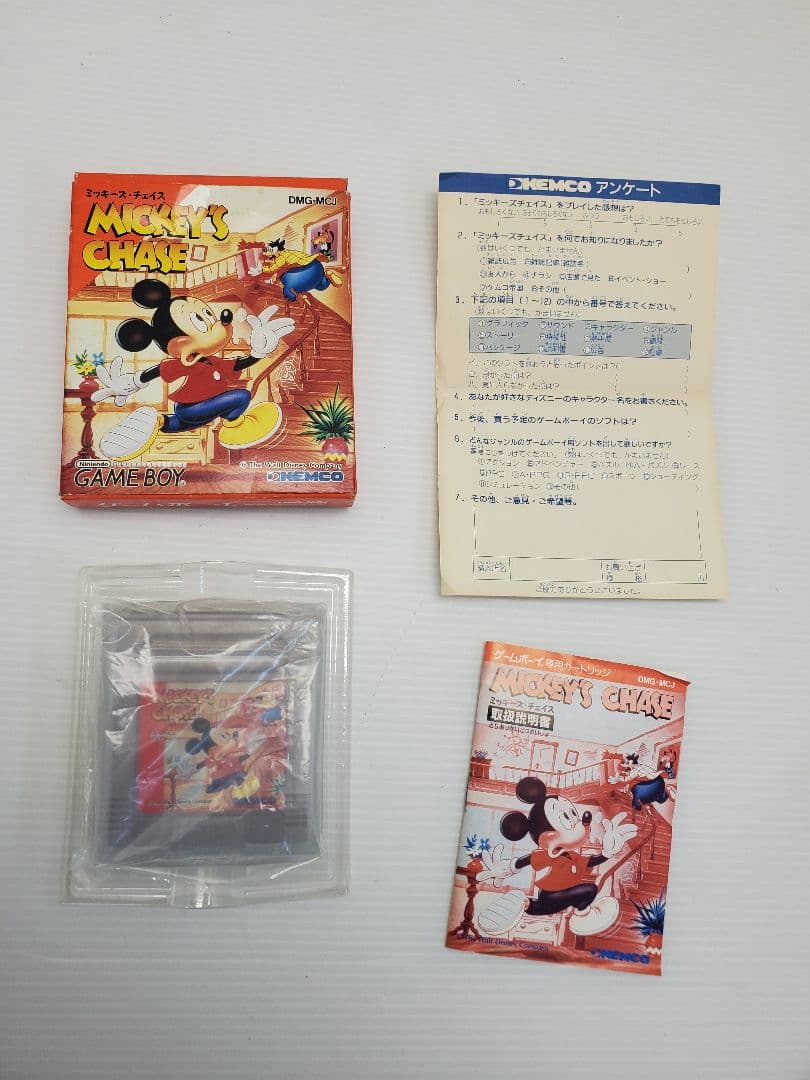 ゲームボーイ　ソフト　ミッキーズチェイス　ミッキー　ディズニー　レア　箱　説明書