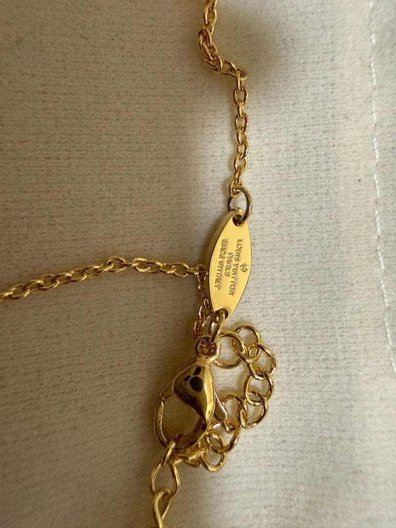 LOUIS VUITTON LVロゴ ペンダントネックレス 箱付