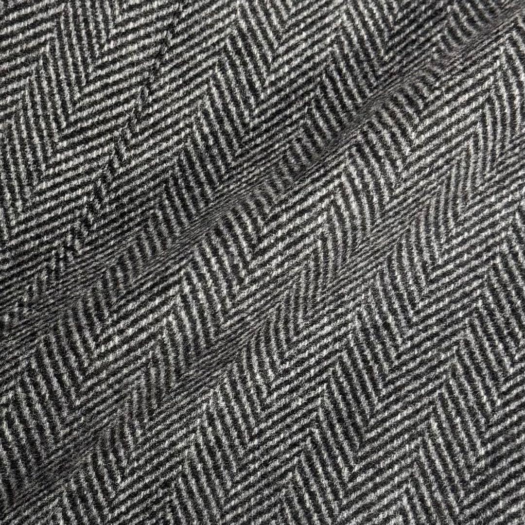 近年 美品 L ポールスミス カシミヤ ヘリンボーン ダブルチェスターコート