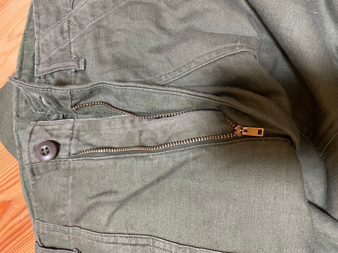 60s実物　og107ベイカーパンツ　ジッパー