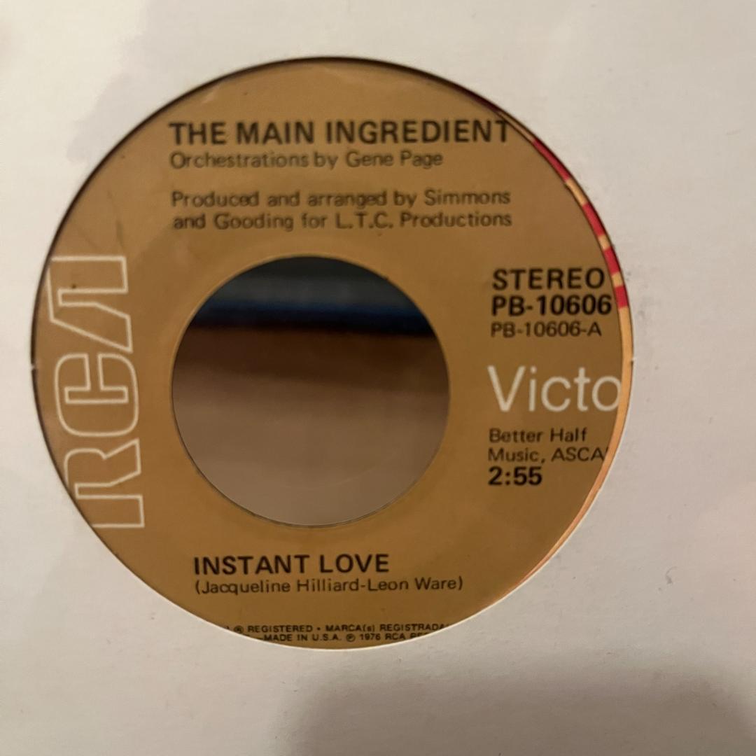 洋楽 The Main Ingredient Instant Love 7inch