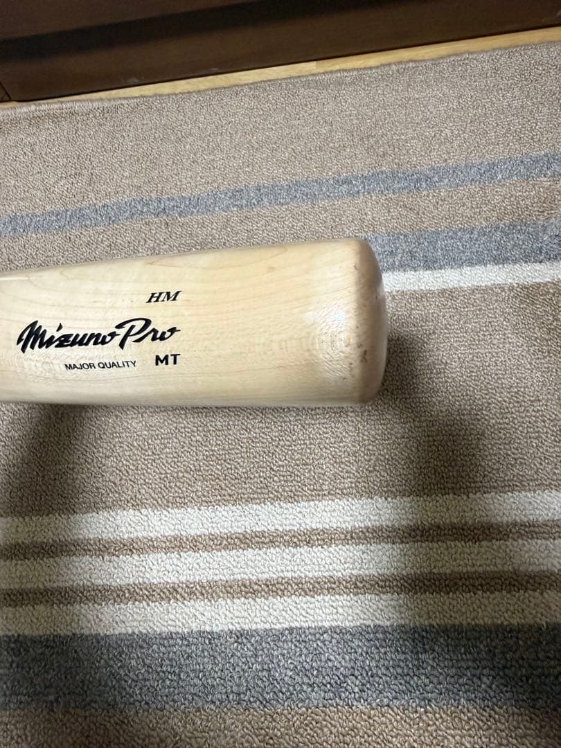 NPB 荒巻悠選手実使用　硬式木製バットミズノプロ