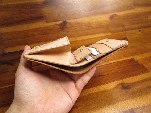 コンパクト財布 ロカド シェルコードバン 二つ折り 日本製 ミニ財布 ミニマル