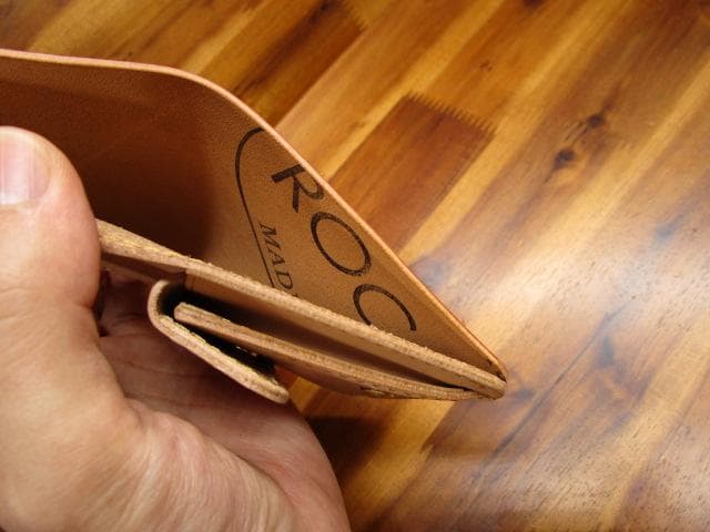 コンパクト財布 ロカド シェルコードバン 二つ折り 日本製 ミニ財布 ミニマル