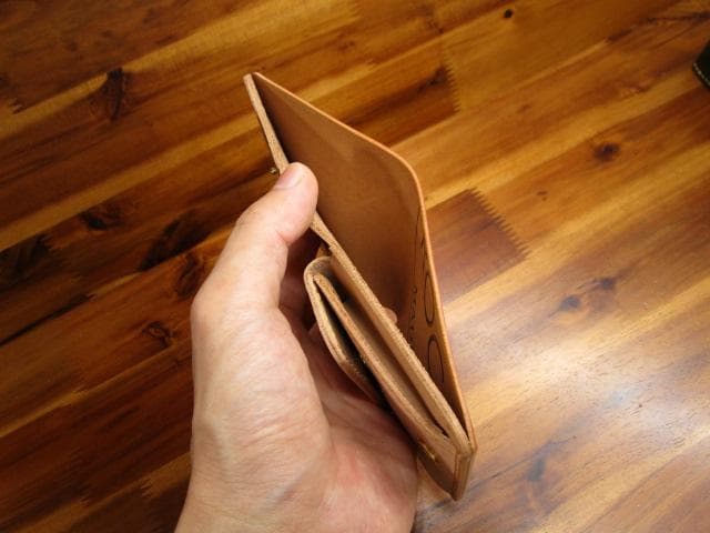 コンパクト財布 ロカド シェルコードバン 二つ折り 日本製 ミニ財布 ミニマル