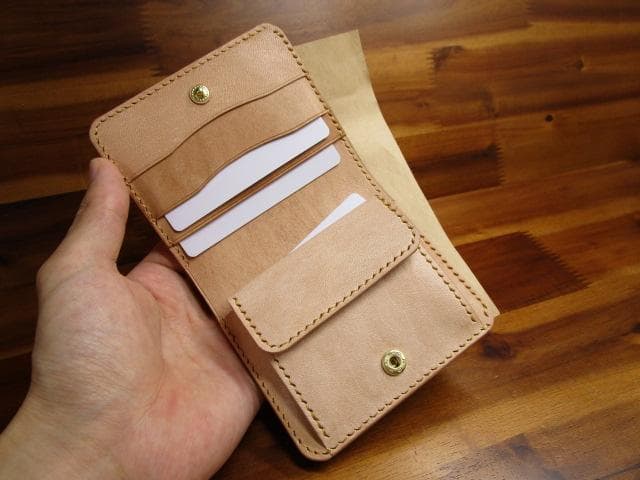 コンパクト財布 ロカド シェルコードバン 二つ折り 日本製 ミニ財布 ミニマル