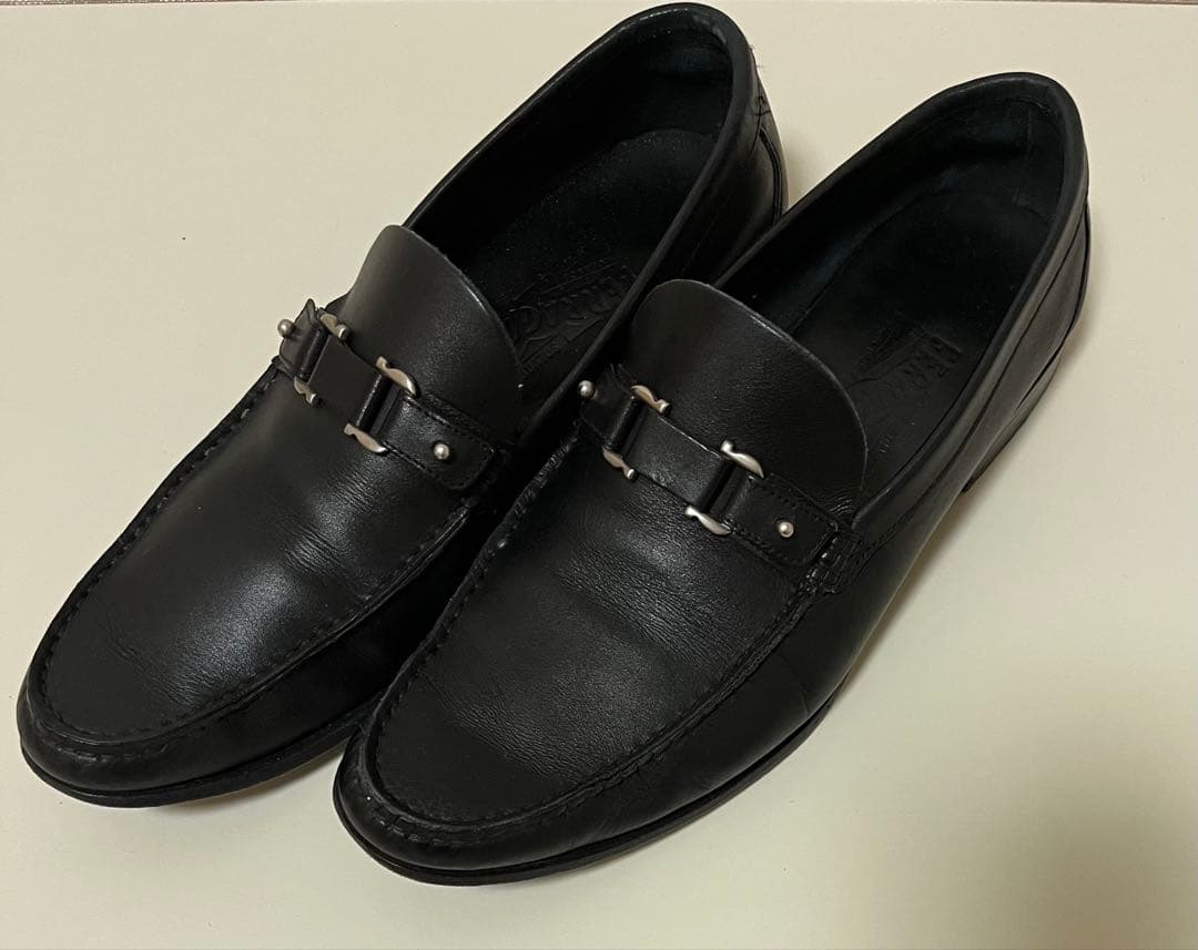 a*A様 【美品】サルヴァトーレ フェラガモ ローファー ブラック 8 EE (