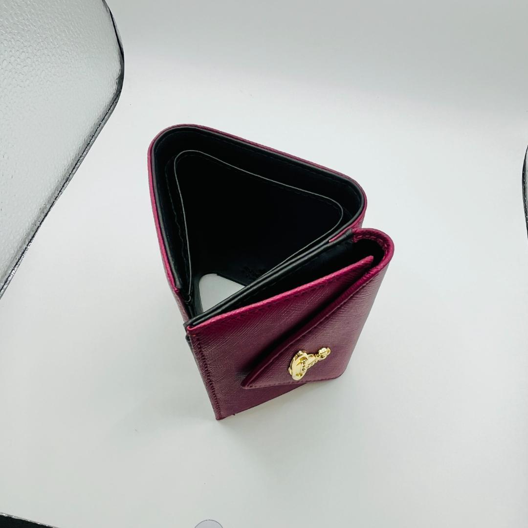 Vivienne Westwood 新品 ミニ財布 レター型 エンジ 赤 折財布