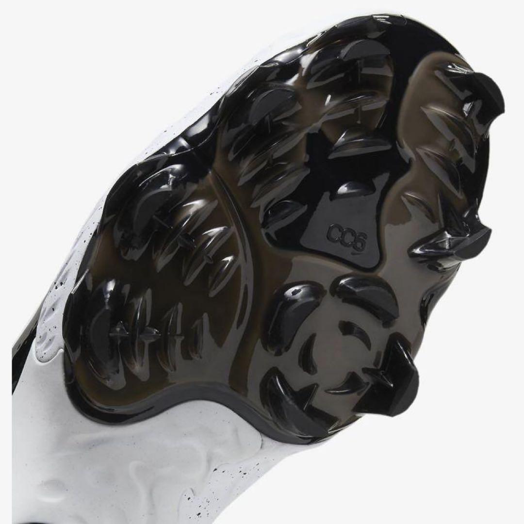 ナイキ アルファ ハラチ エリート 27 野球 スパイク 靴 シューズ 白 黒