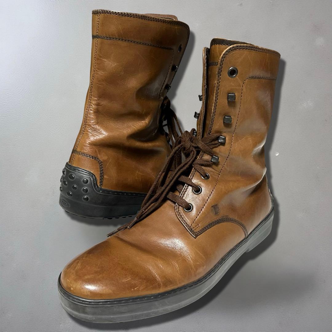 TOD'S トッズ　ウィンターゴンミーニ　ブーツ　ブラウン　25cm