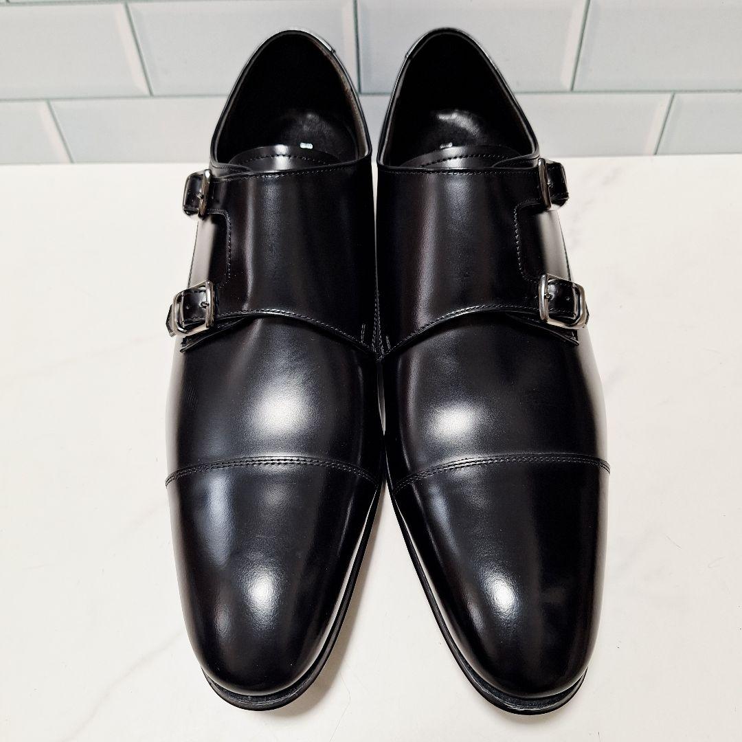 【新品】 REGAL リーガル ストレートチップ ダブルモンク 25.5 革靴