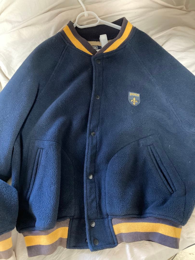 USA製Polo by Ralph Lauren ネイビー スタジャンジャケット