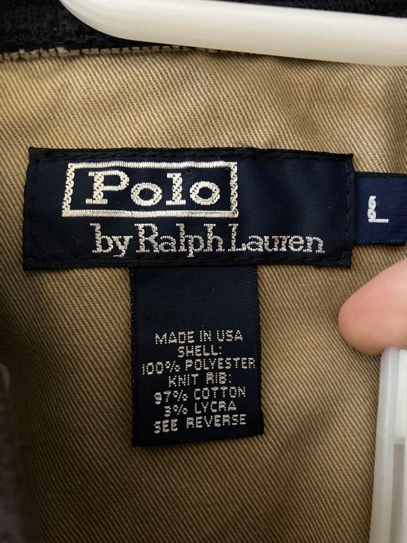 USA製Polo by Ralph Lauren ネイビー スタジャンジャケット