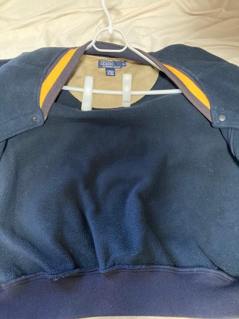 USA製Polo by Ralph Lauren ネイビー スタジャンジャケット