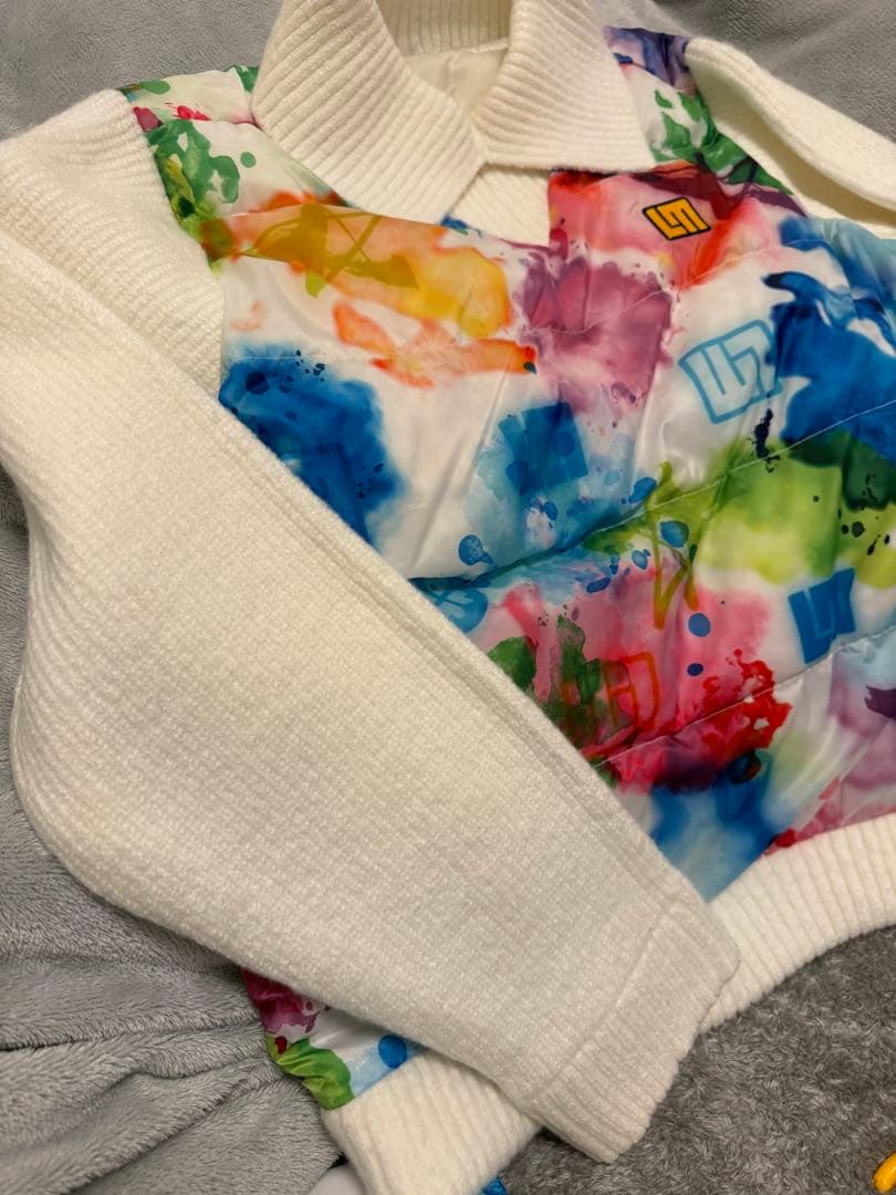 ラウドマウス LOUDMOUTH ニットブルゾンとスカートパンツ　サイズＬ