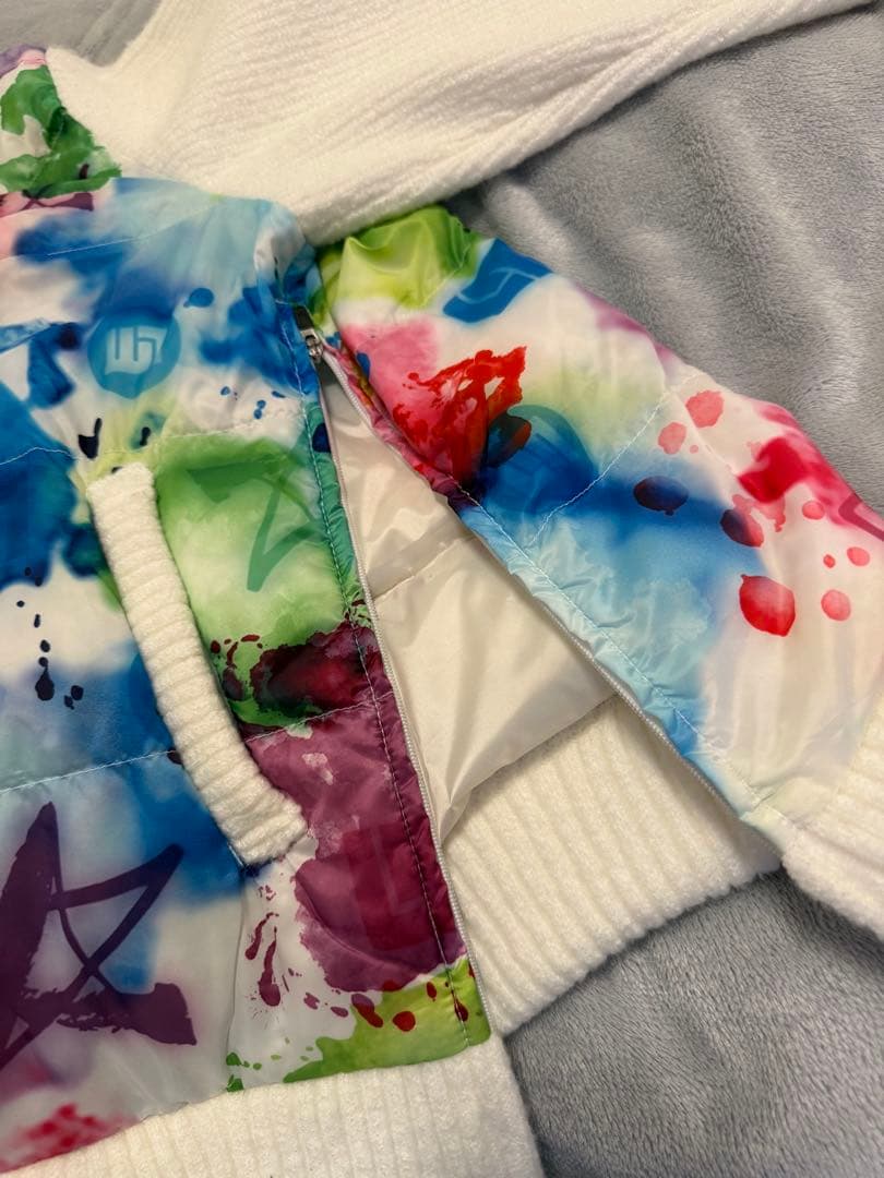 ラウドマウス LOUDMOUTH ニットブルゾンとスカートパンツ　サイズＬ