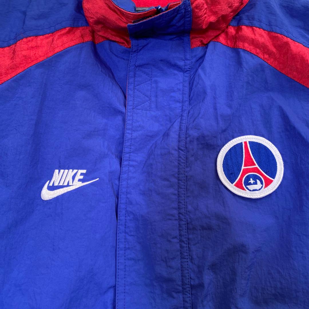 NIKE 90s 超希少 パリサンジェルマン ナイロンジャケット デカロゴ
